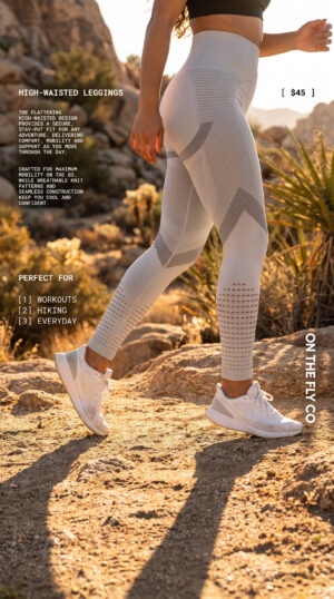 Womens high waisted Gray leggings