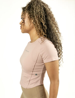 Alternative view of Curved Hem Rib Top