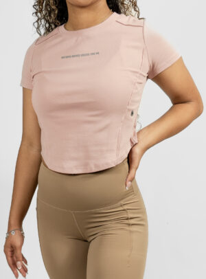 Alternative view of Curved Hem Rib Top