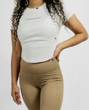 Alternative view of Curved Hem Rib Top