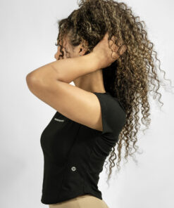 Curved Hem Rib Top