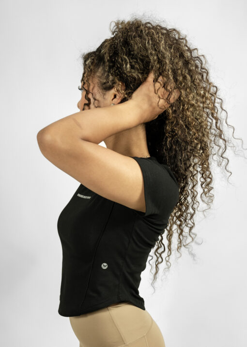 Curved Hem Rib Top