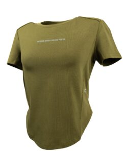 Curved Hem Rib Top