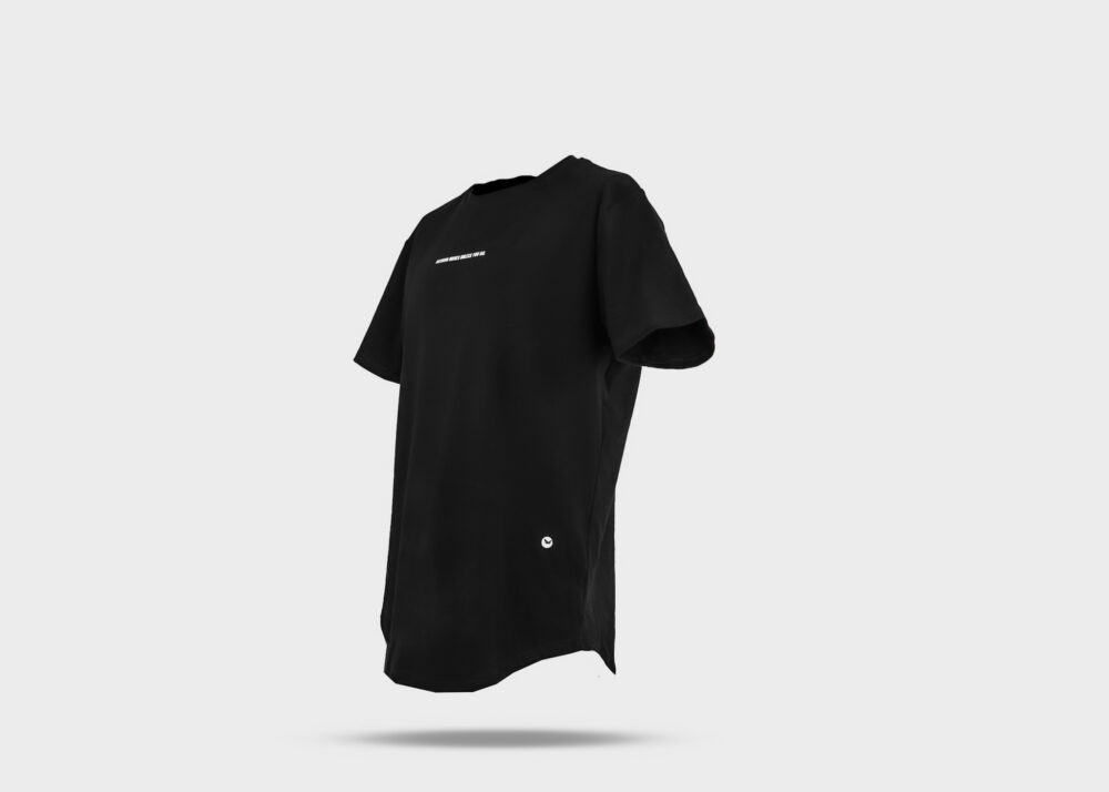 Curved Hem T-Shirt - On The Fly Co