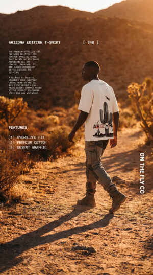 Oversize heavyweight Arizona T-Shirt