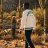 Beige and green crewneck Phoenix Sweatshirt, Oversized, Baggy, heavy duty, Retro style.