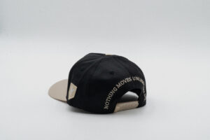 Men's black and tan Arizona snapback hat